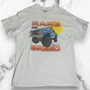 White ford bronco graphic t-shirt